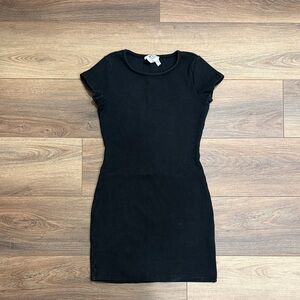 Bodycon Black t-shirt Dress